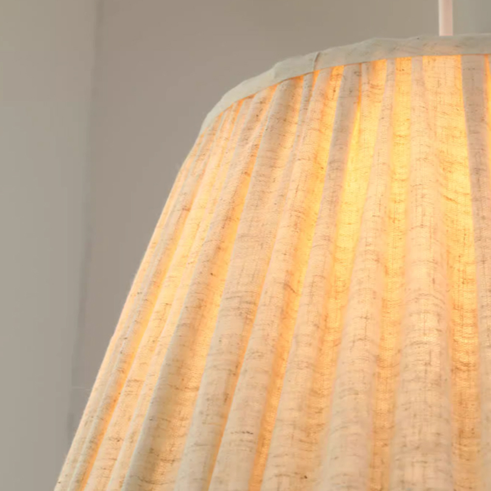 Minimalist Fabric Pendant Light Vintage Home Lighting Dining Room Luminaire