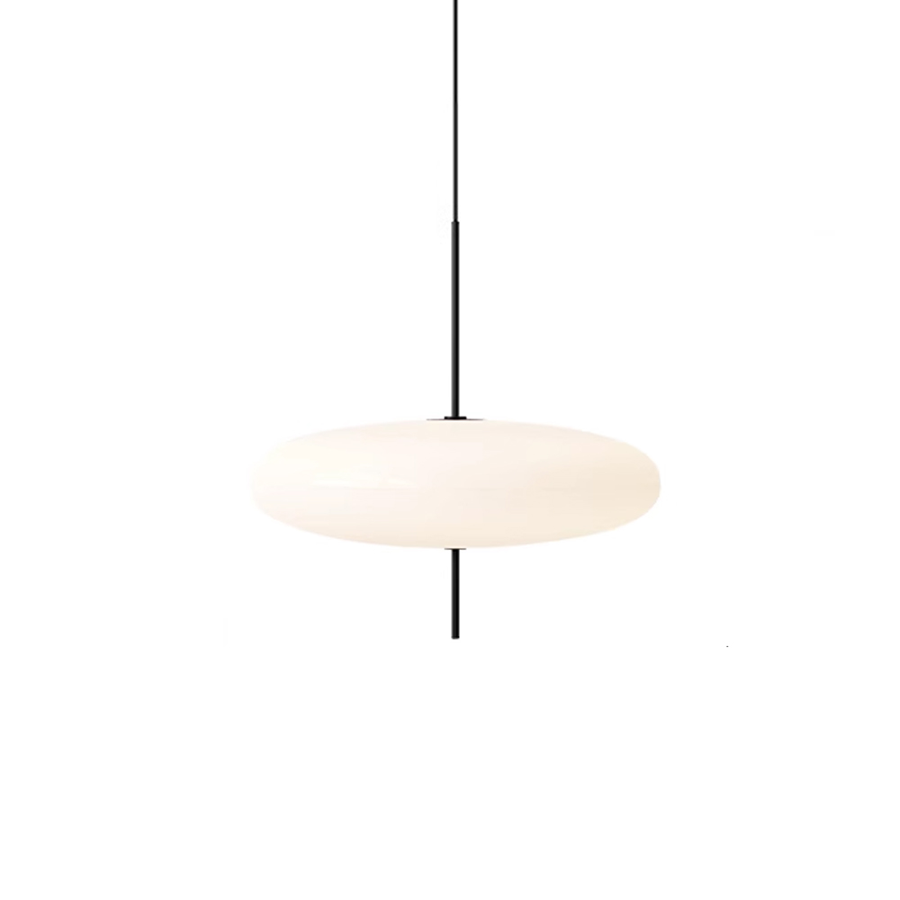 Danish Designer Glass Pendant Light Nordic modern Milk White Chandelier