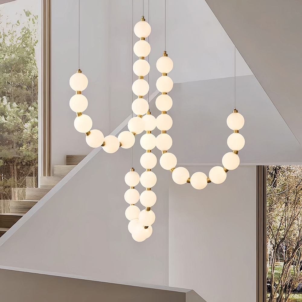 French Modern Creative Pearl Style Chandelier