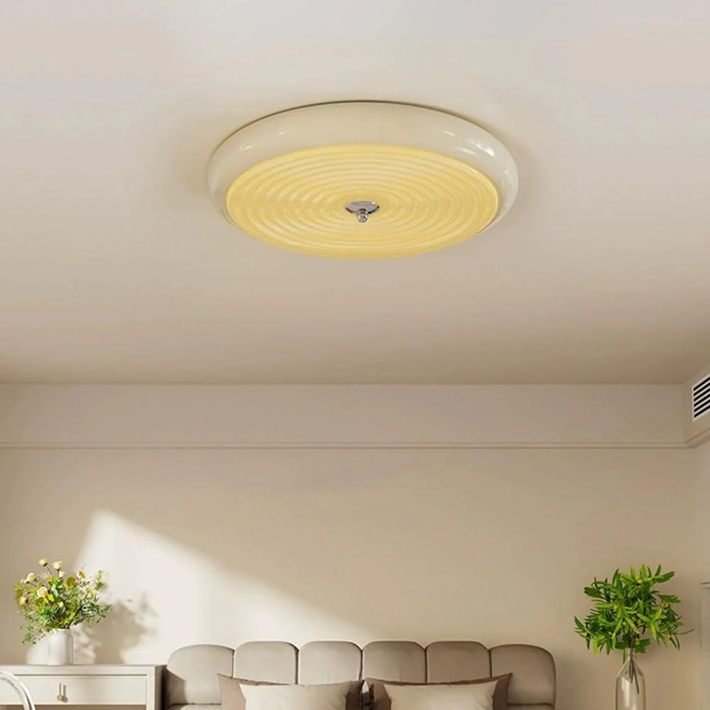 Bauhaus Style Retro Circular Bedroom Ceiling Light