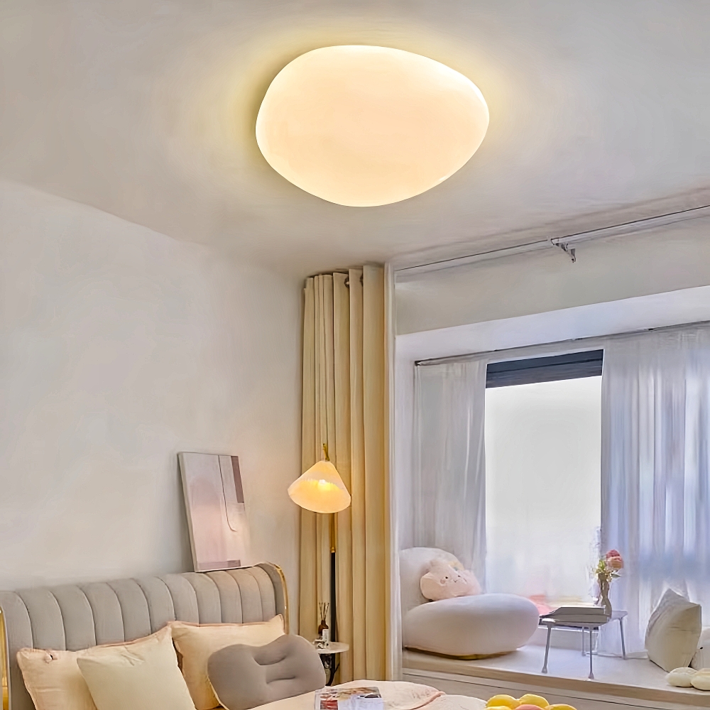 Creative Pebble LED Ceiling Light For Bedroom