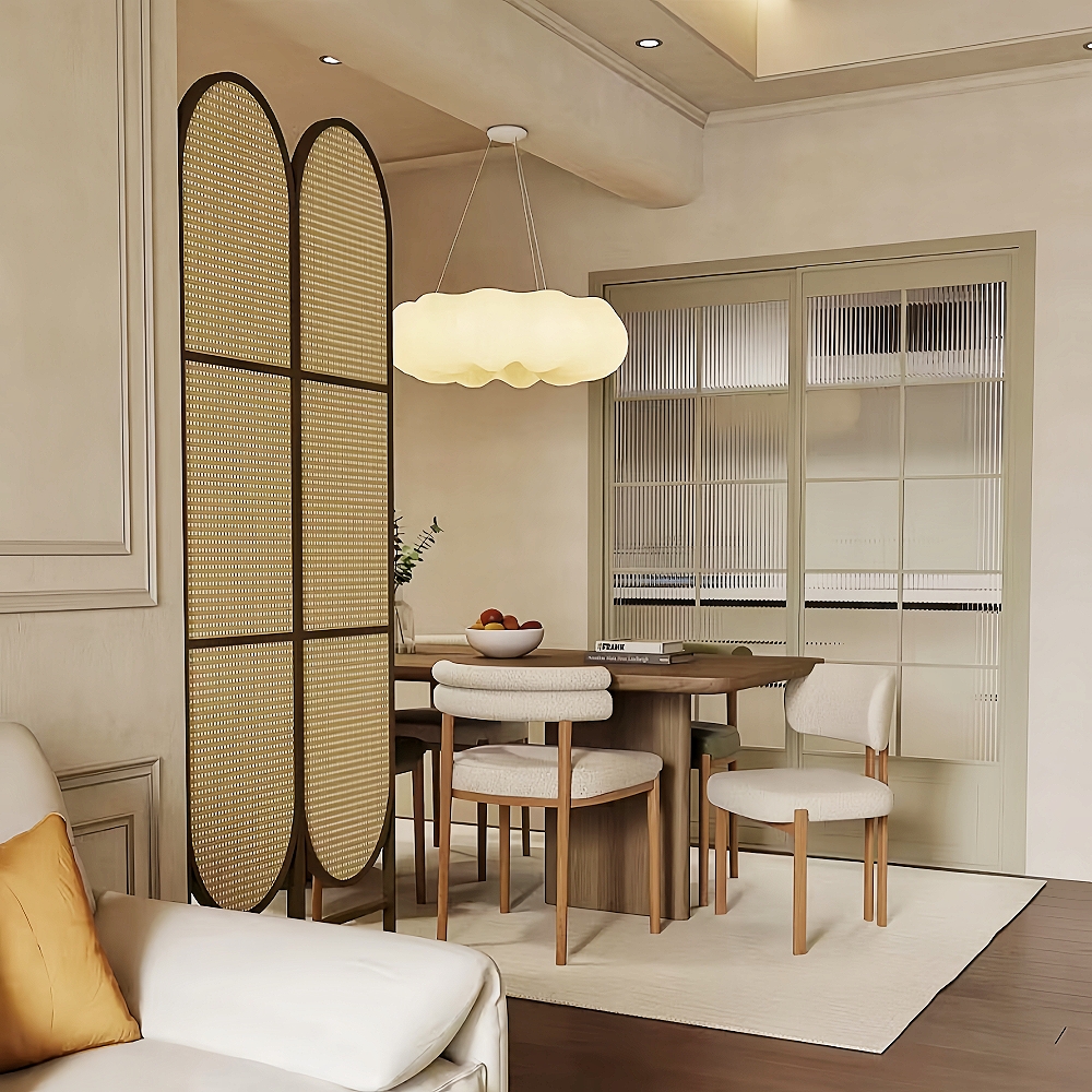 Nordic Cloud Shape Nursery Eye-protecting Chandelier Kid's Bedroom Ceiling Lamp