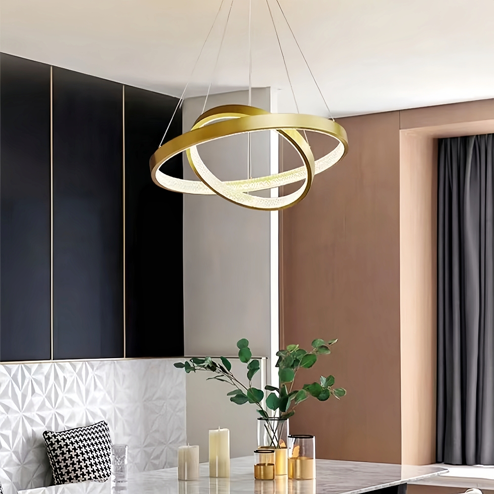Modern Personalized And Minimalist Circular LED Pendant Light