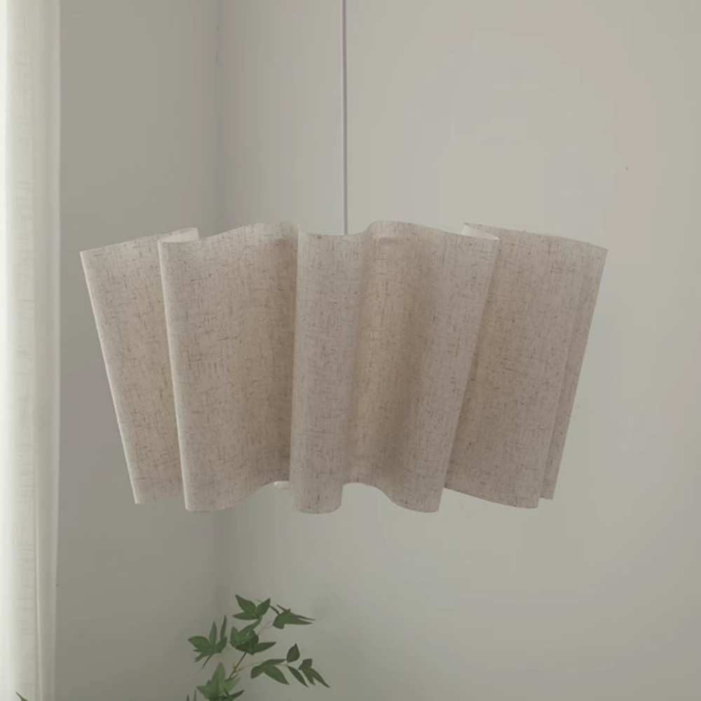 Japanese Retro Artistic Fabric Chandelier Wabi-sabi Home decor Pendant Light