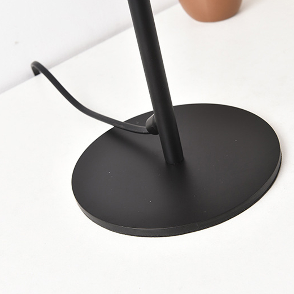 Plug In Mushroom Table Lamp Bedroom Bedside Creative LED Metal Desk Light