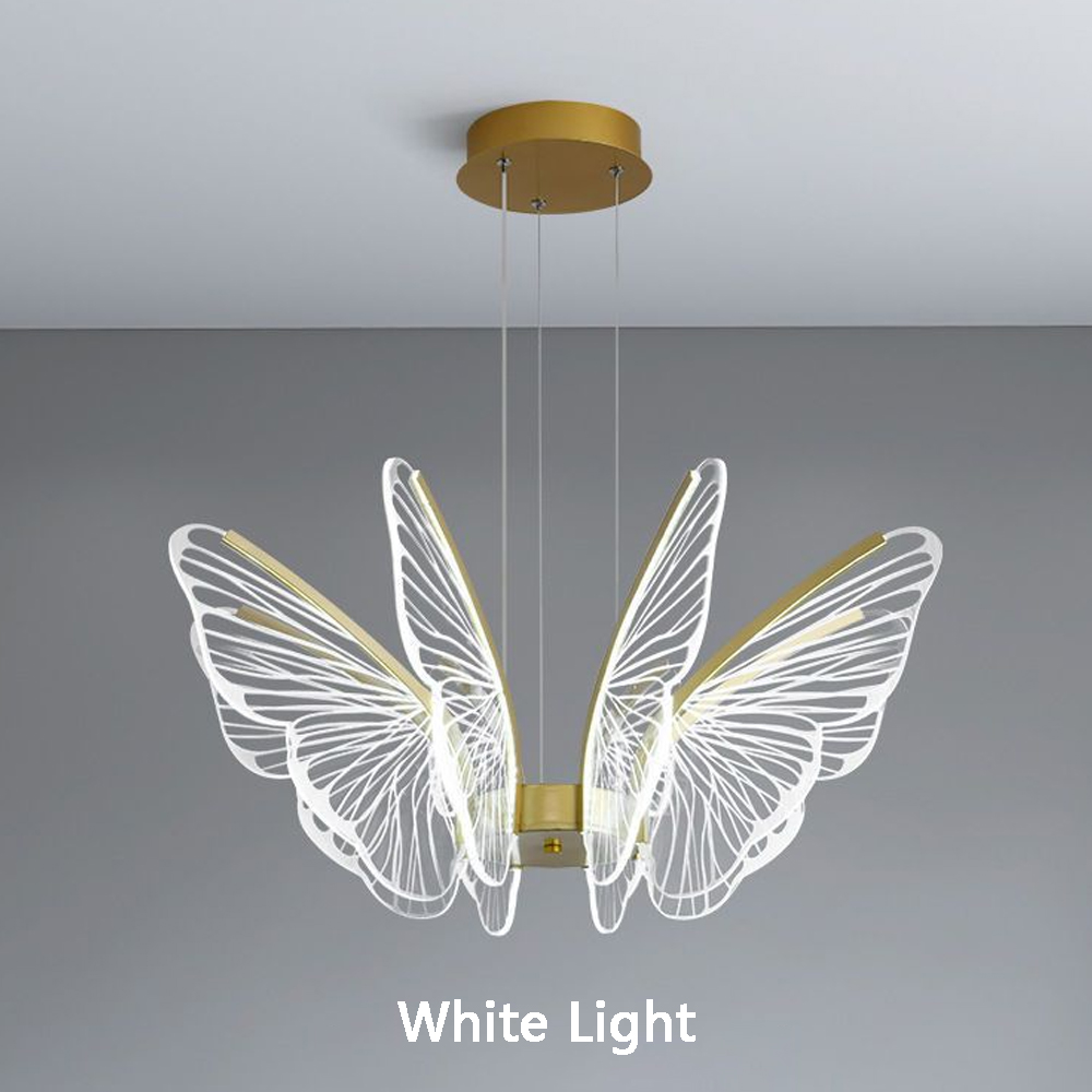 Luxury Postmodern Butterfly Chandelier Living Room Nordic Style Pendant Light