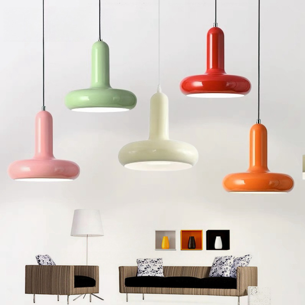 Bauhaus Restaurant Small Metal Chandelier Designer Three-head Dining Table Bar Lamp