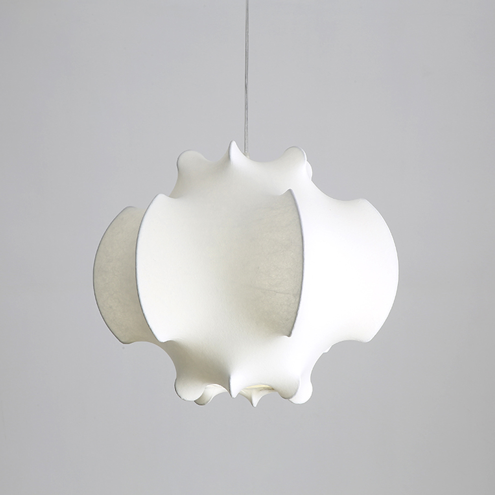 Retro Wabi-sabi Style Dining Room Hanging Lamp Art Imitation Silk Chandelier