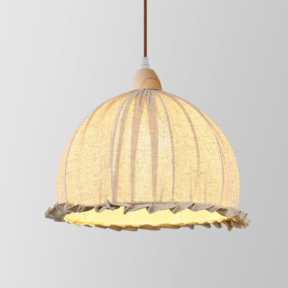 Medieval Fabric Bud Chandelier For Dining Room