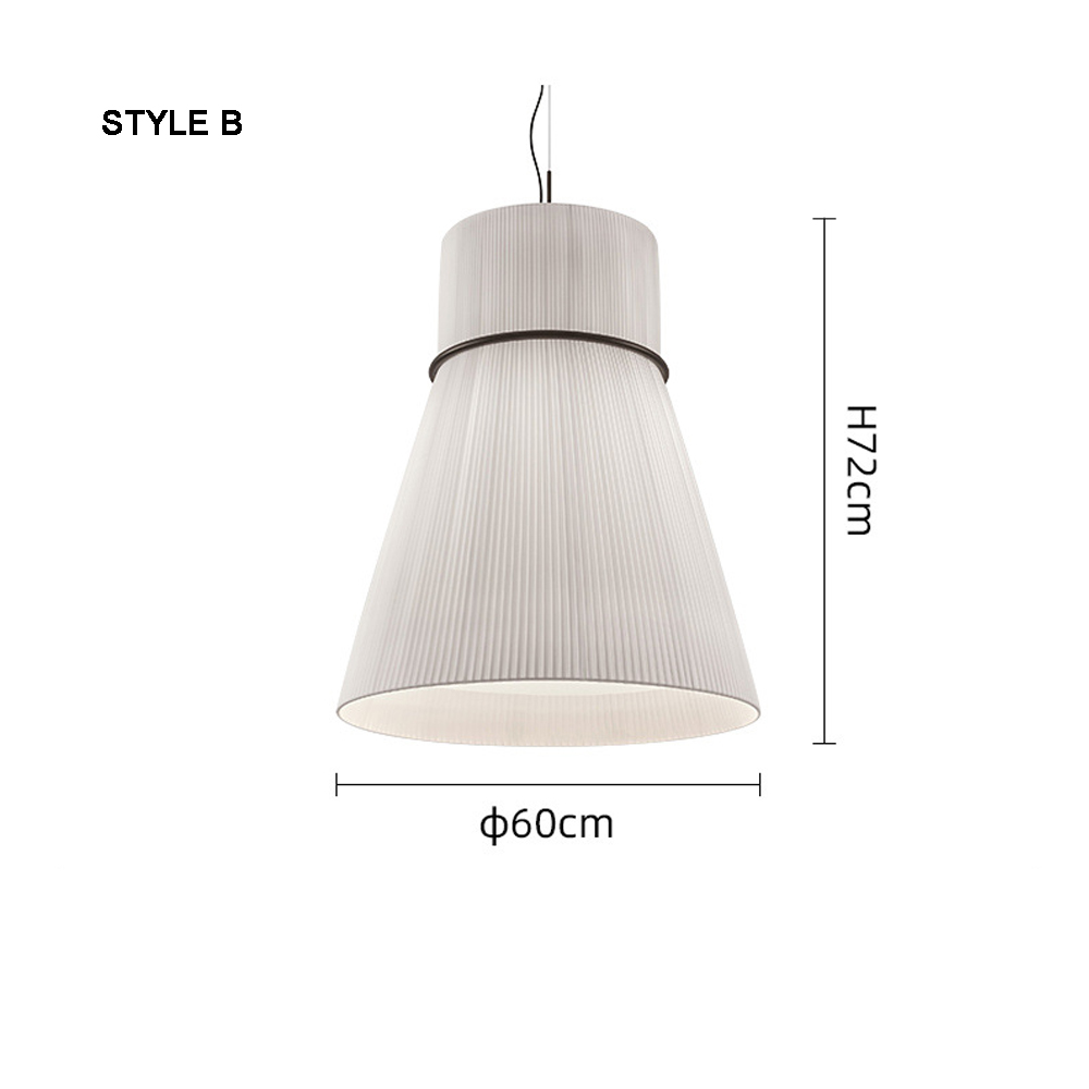 Designer Commercial Decorative Fabric Chandelier Modern Japanese-style Restaurant Hanging Lamp