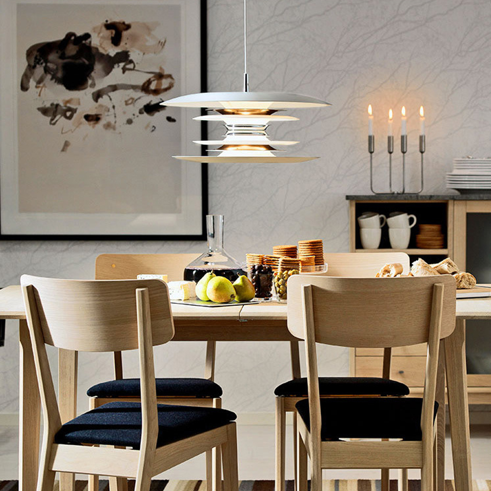 Mid-Century Modern Minimalist Dining Table Pendant Light Fixture