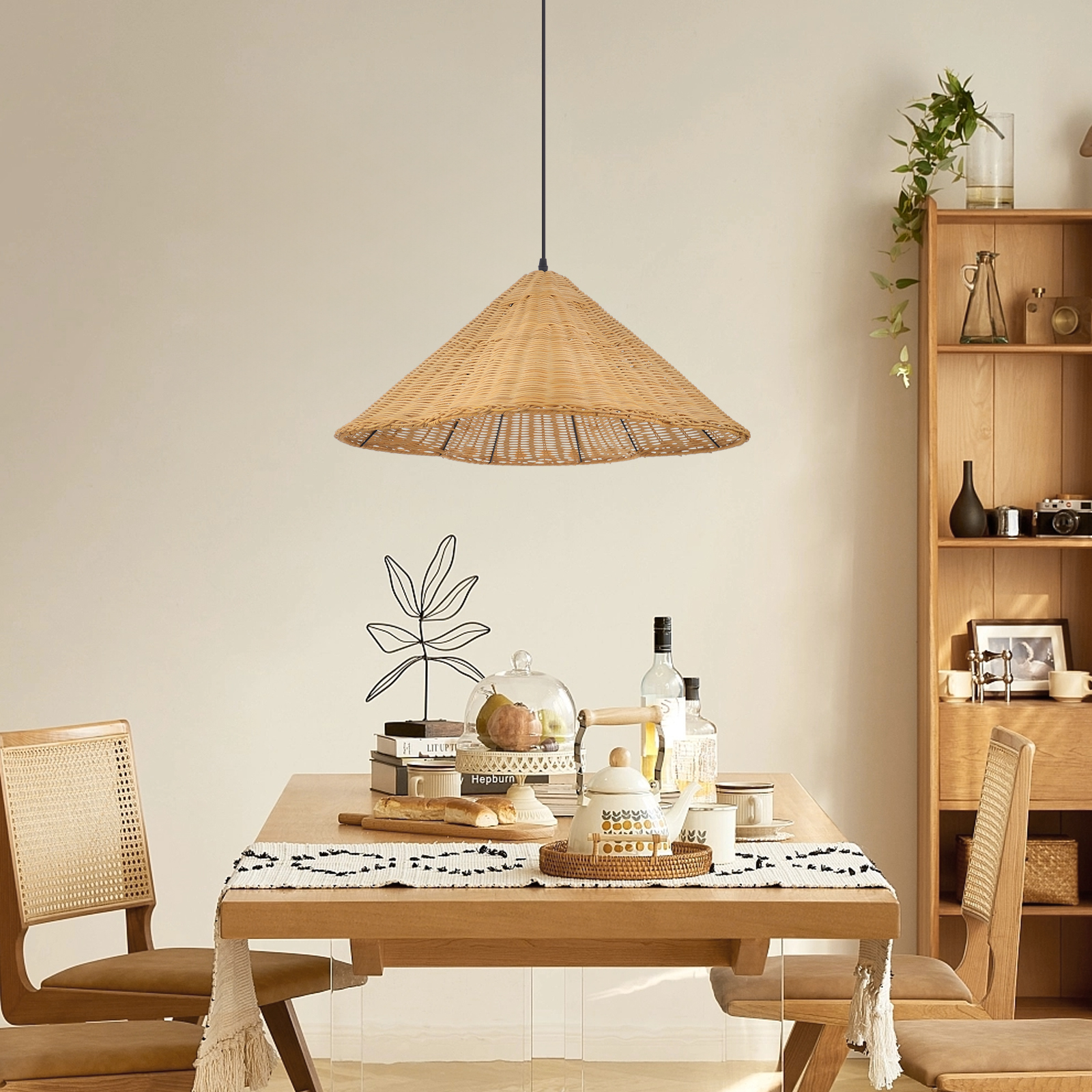 Simple Italian Silk Chandelier Nordic Living Room Bedroom Fabric Pendant Lights