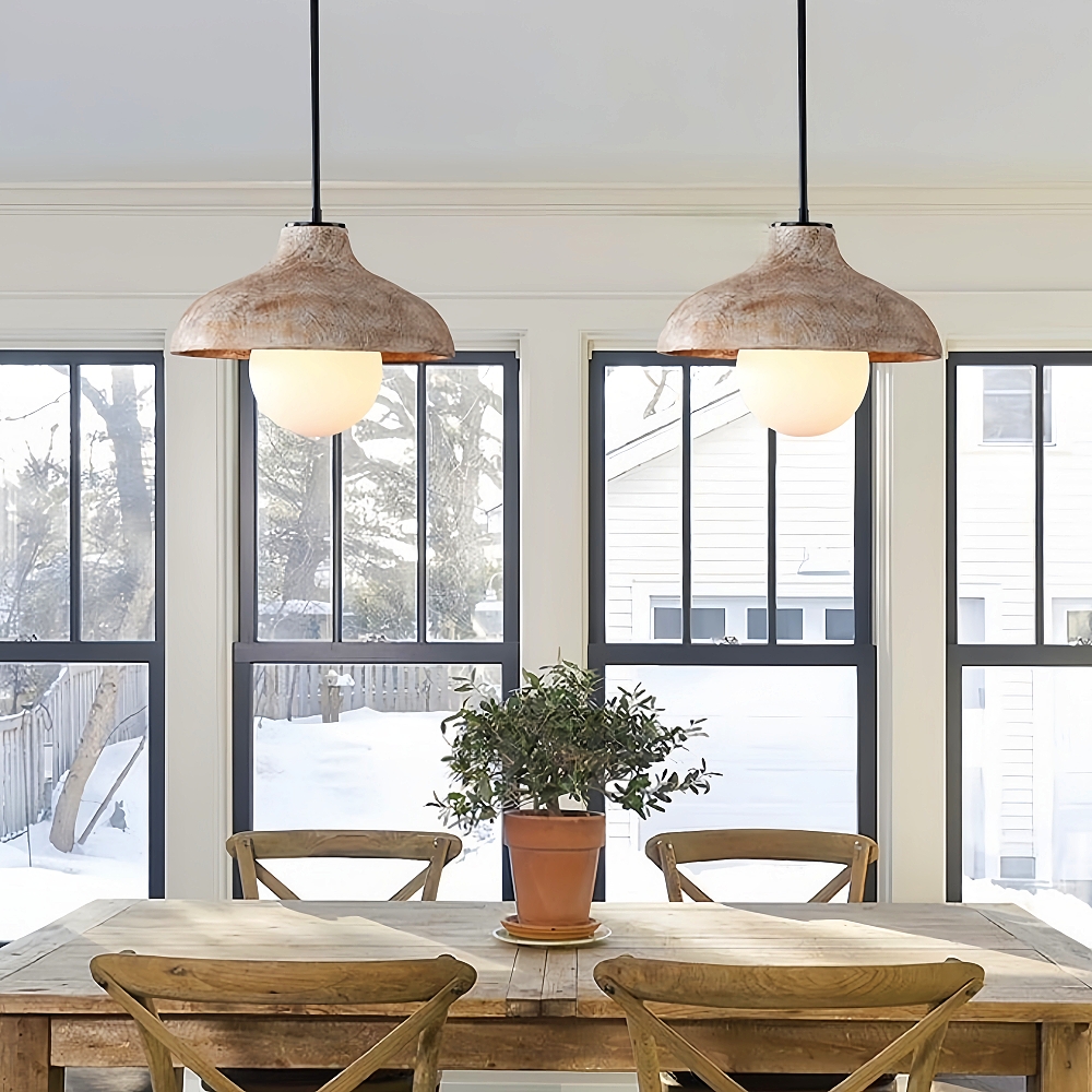 Vintage Light Fixtures Japanese-style Resin Pendant Light