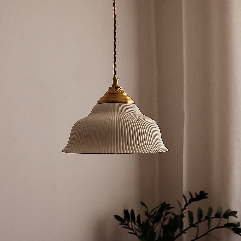 Modern bedroom bedside lamp minimalist and creative circular glass chandelier