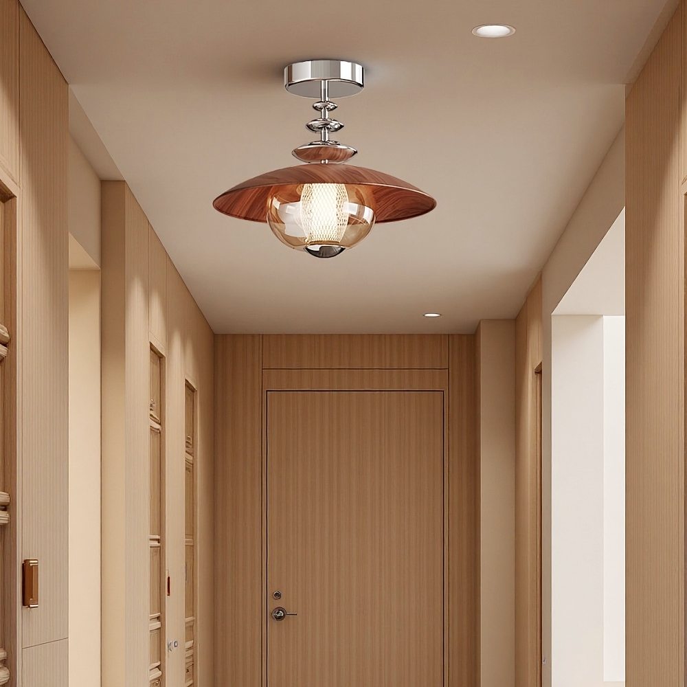 Retro Bauhaus Corridor Ceiling Light