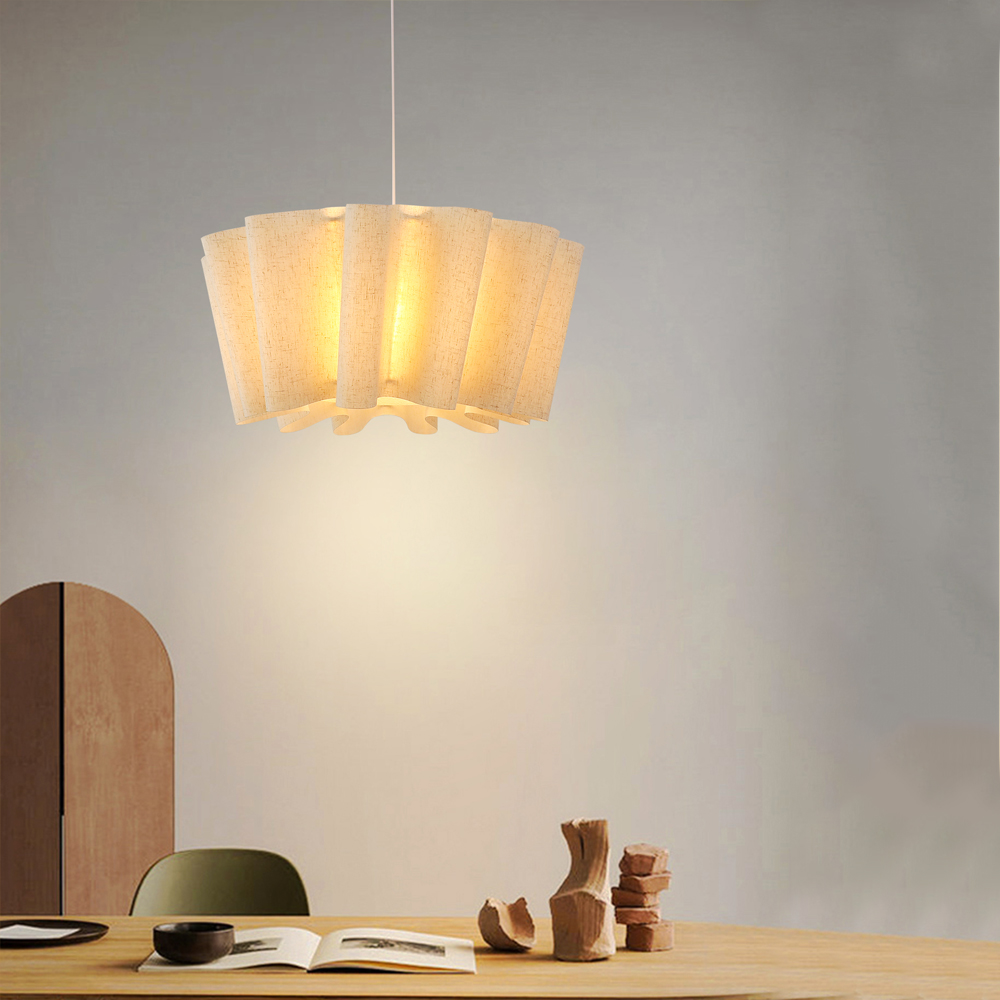 Japanese Retro Artistic Fabric Chandelier Wabi-sabi Home decor Pendant Light
