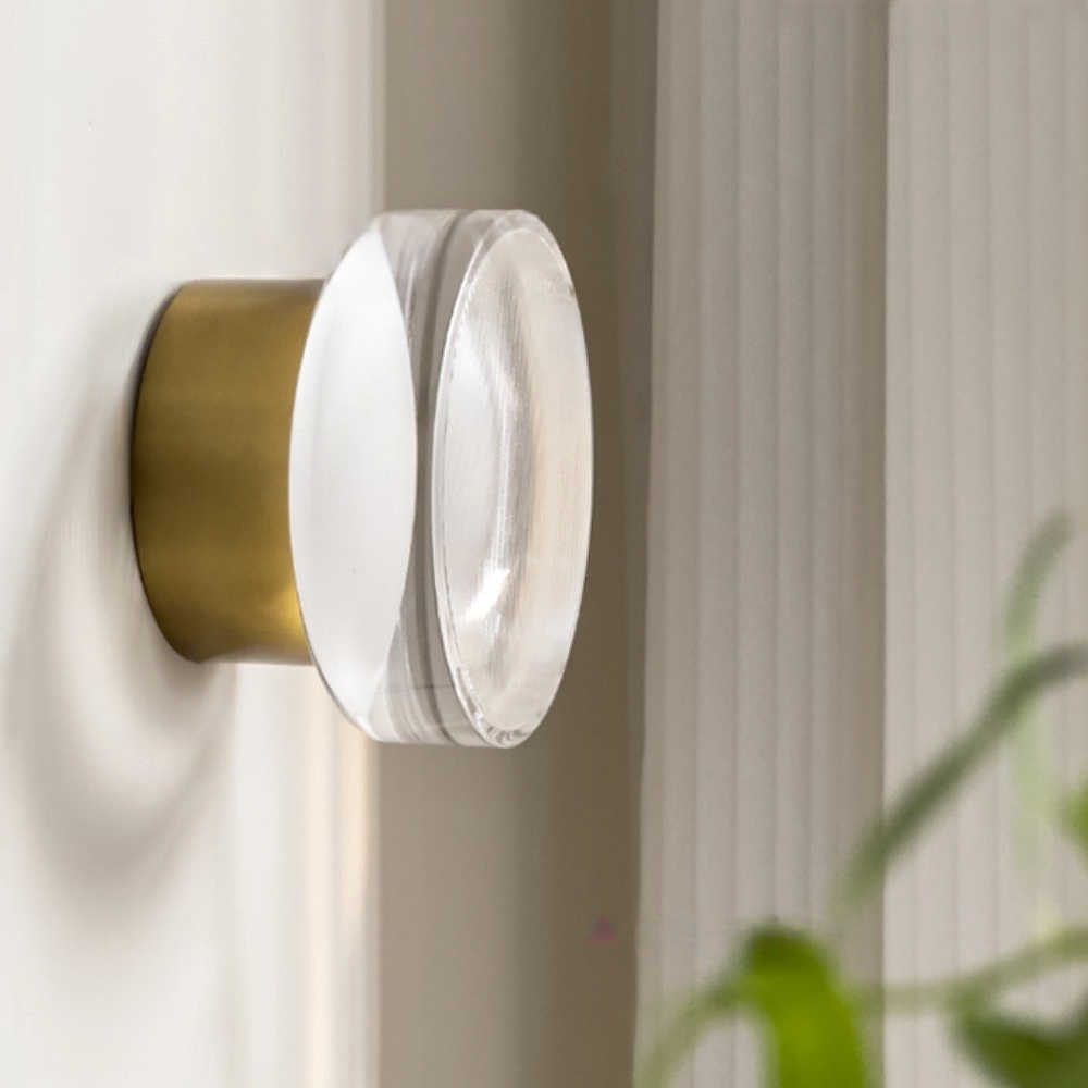 Nordic Minimalist Modern Aluminum Glass Wall Lamp