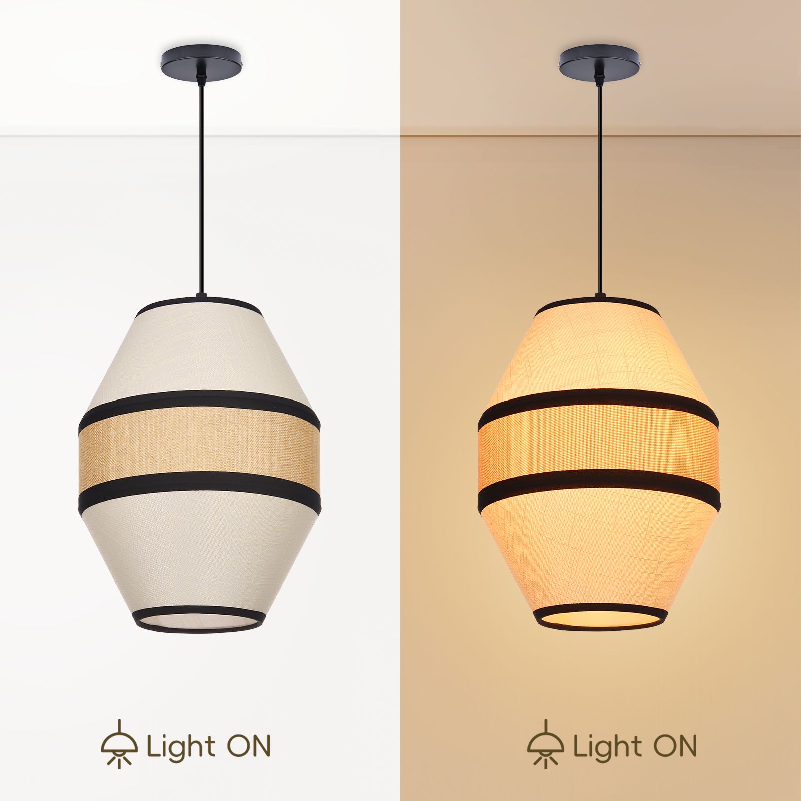 Japanese Restaurant Graffiti Fabric Pendant Light Chandelier Exhibition Hall Design