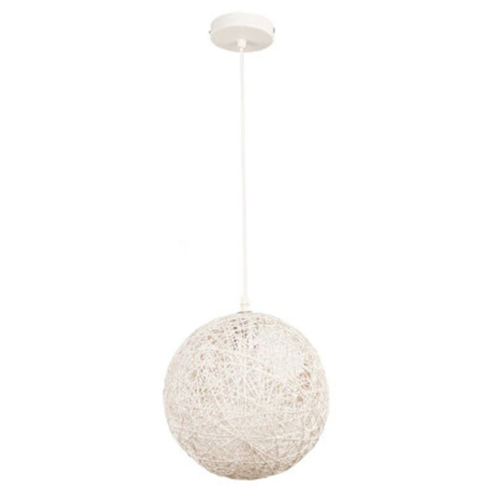 Creative handmade woven colorful rattan woven personalized circular chandelier