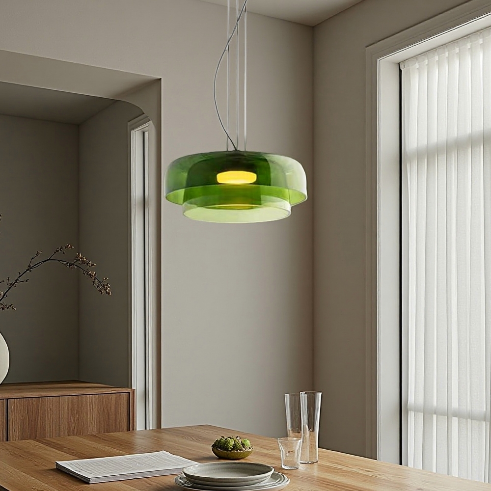 Nordic Style Sleek Minimalist Design Glass Pendant Light