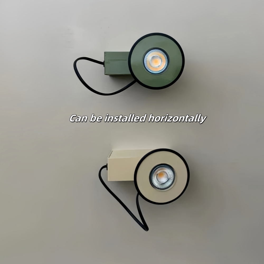 Nordic Style Creative Magnetic Suction Bedside Lamp Rotatable Wall Lamp