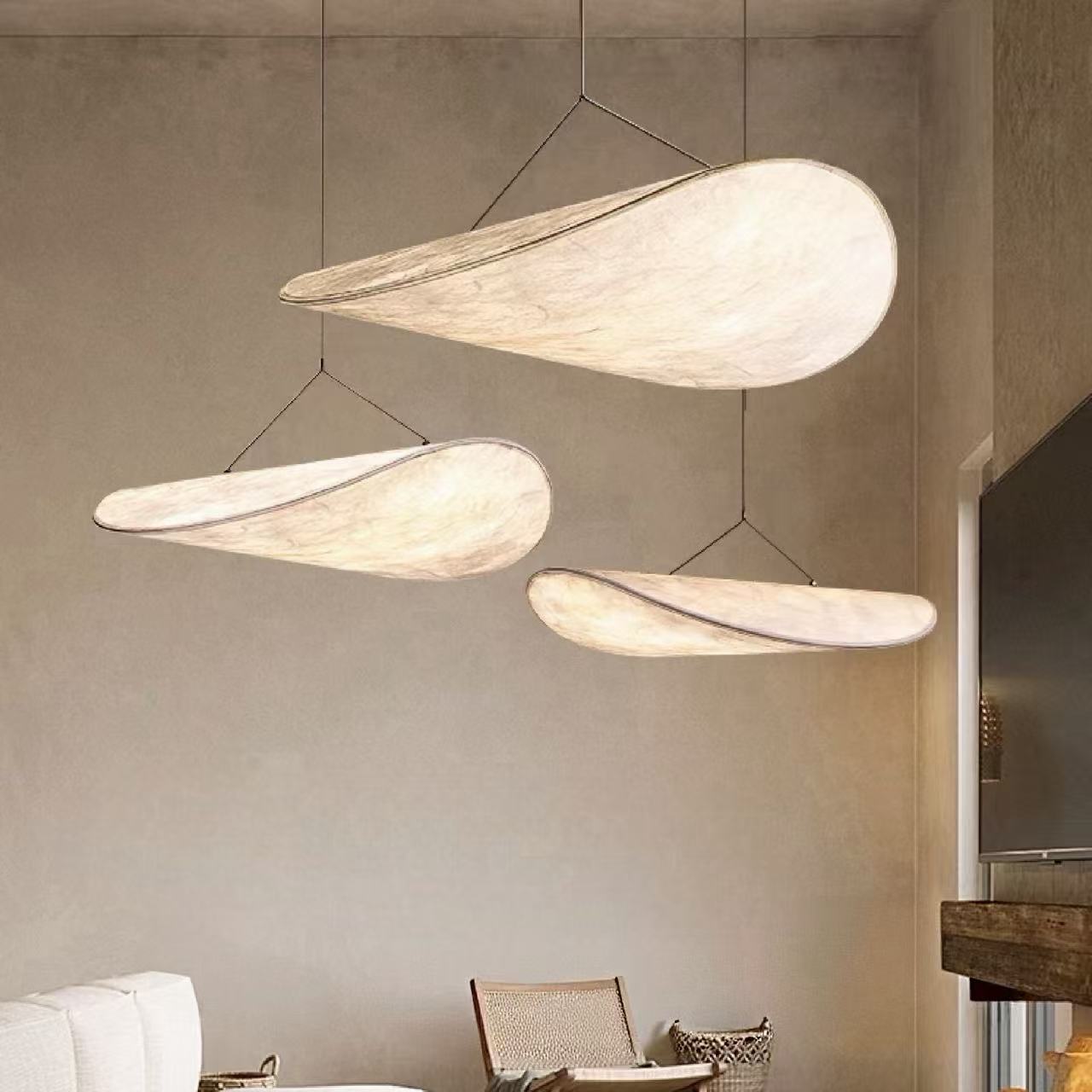 Denmark Modern Art Style Silk Chandelier For Dining Room Living Room