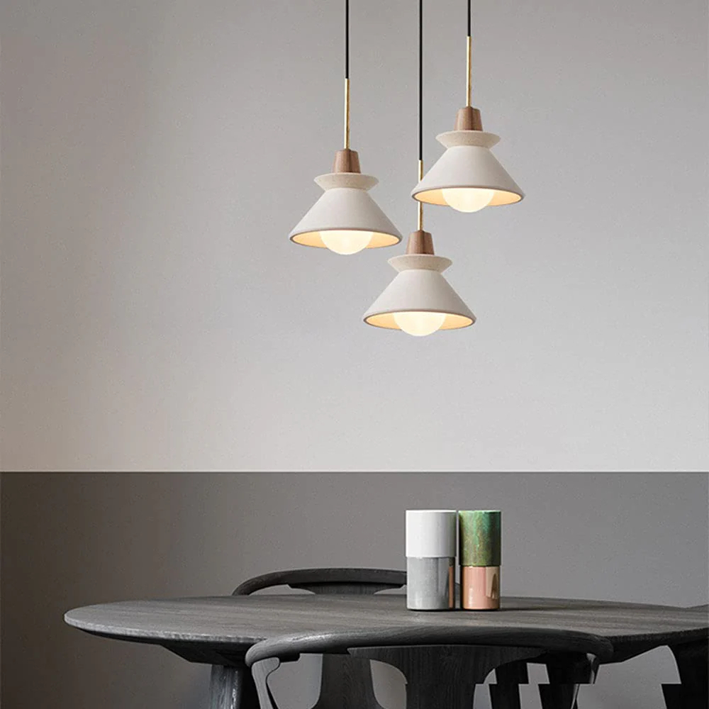 Modern creative cement single head chandelier for bedrooms kitchen areas or various leisure occasions