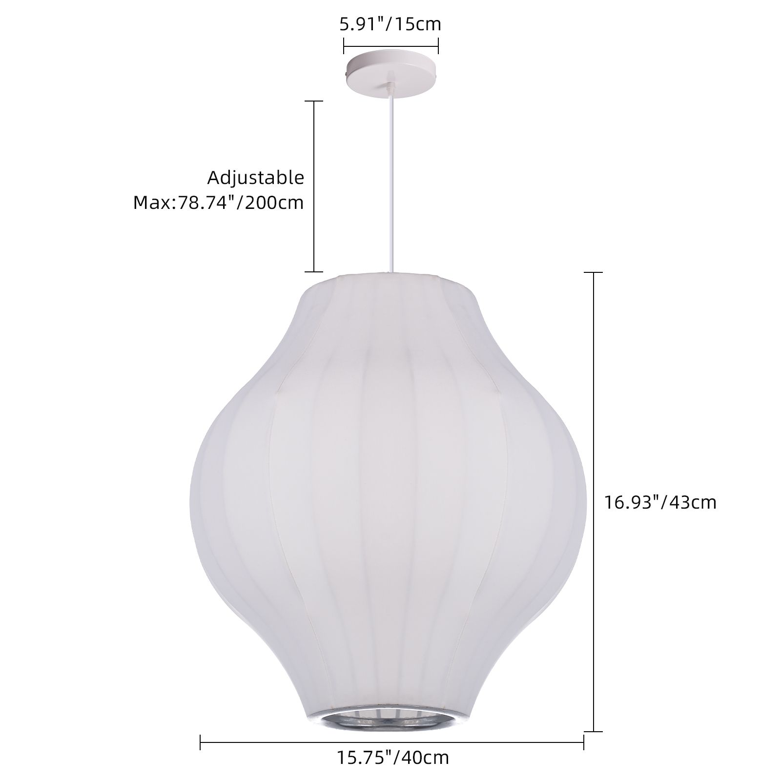 Nordic Italian Chandelier Restaurant Elastic Fabric Pendant Lamp Living Room Staircase Lights