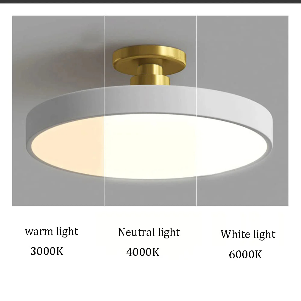 Macaron LED Flush Mount Ceiling Light For Bedroom
