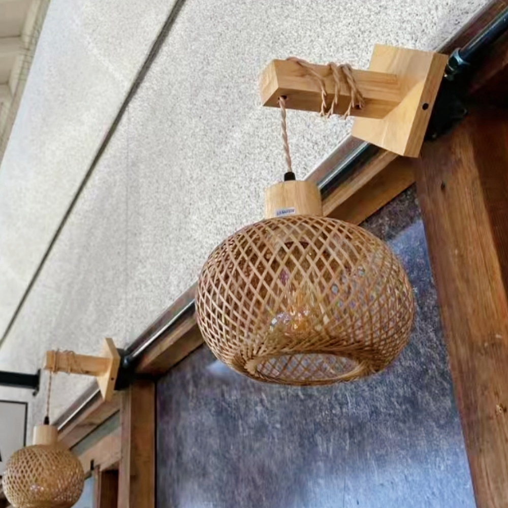 Nordic Simple Fabric Dining Chandelier Wabi-sabi Style Bedroom Pendant Light