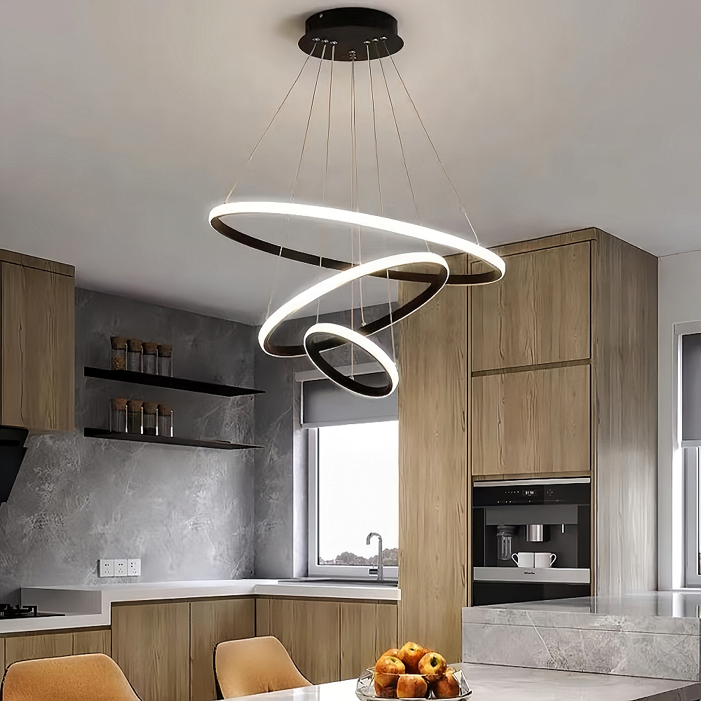Modern Personalized And Minimalist Circular LED Pendant Light