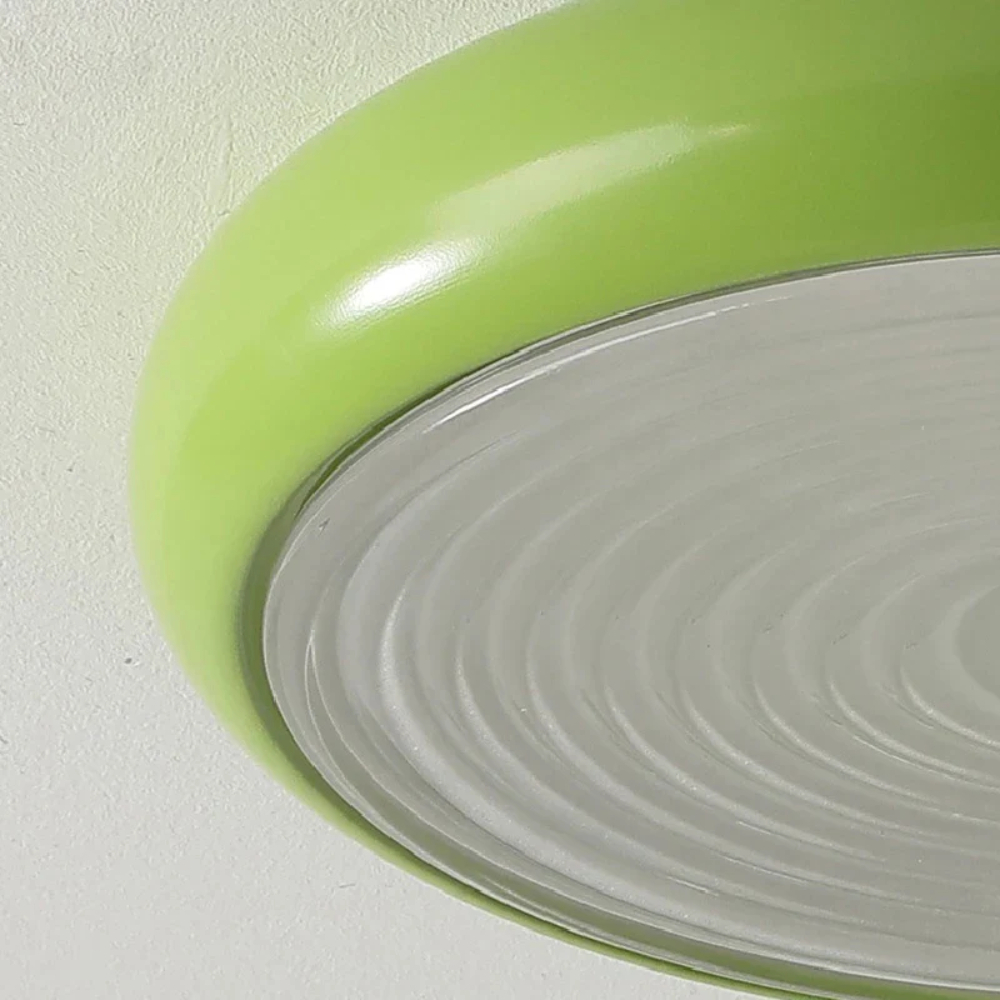 Bauhaus Style Retro Circular Bedroom Ceiling Light