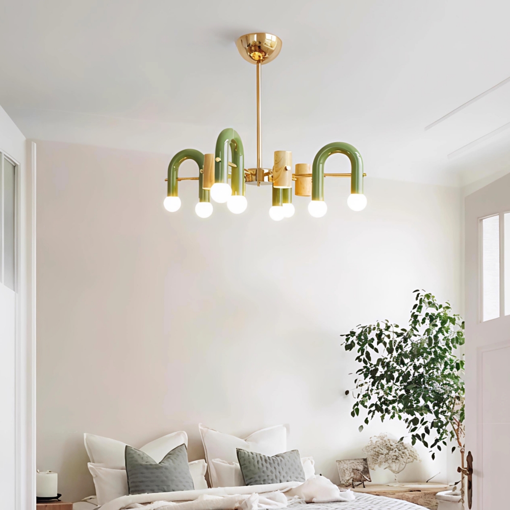 Nordic Modern Minimalist Multi-Head Pendant Light Living Room Main Fixture