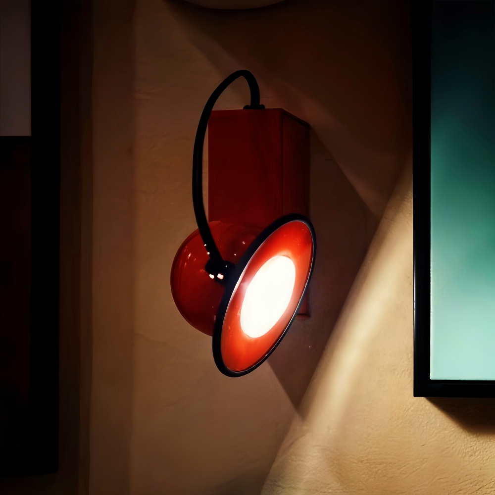 Nordic Style Creative Magnetic Suction Bedside Lamp Rotatable Wall Lamp