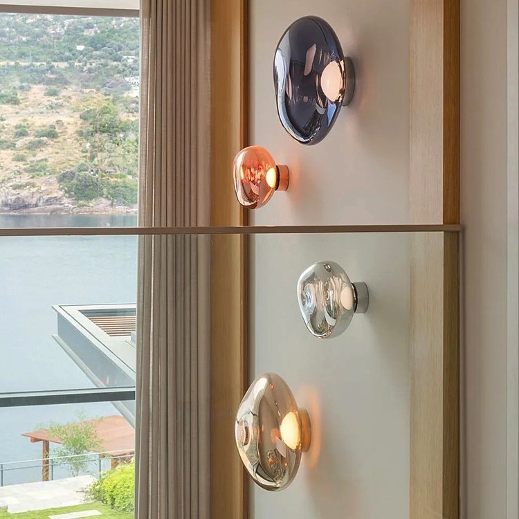 Artisan Nordic Lava Texture Wall Lamp Modern Minimalist Lighting