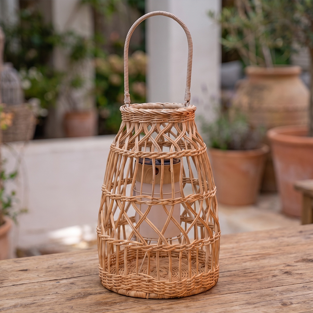 Coastal All-Weather Wicker Pendant Light Outdoor Rattan Lamp