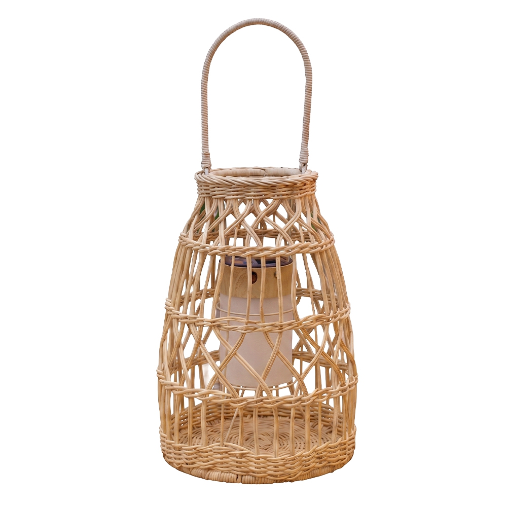 Coastal All-Weather Wicker Pendant Light Outdoor Rattan Lamp