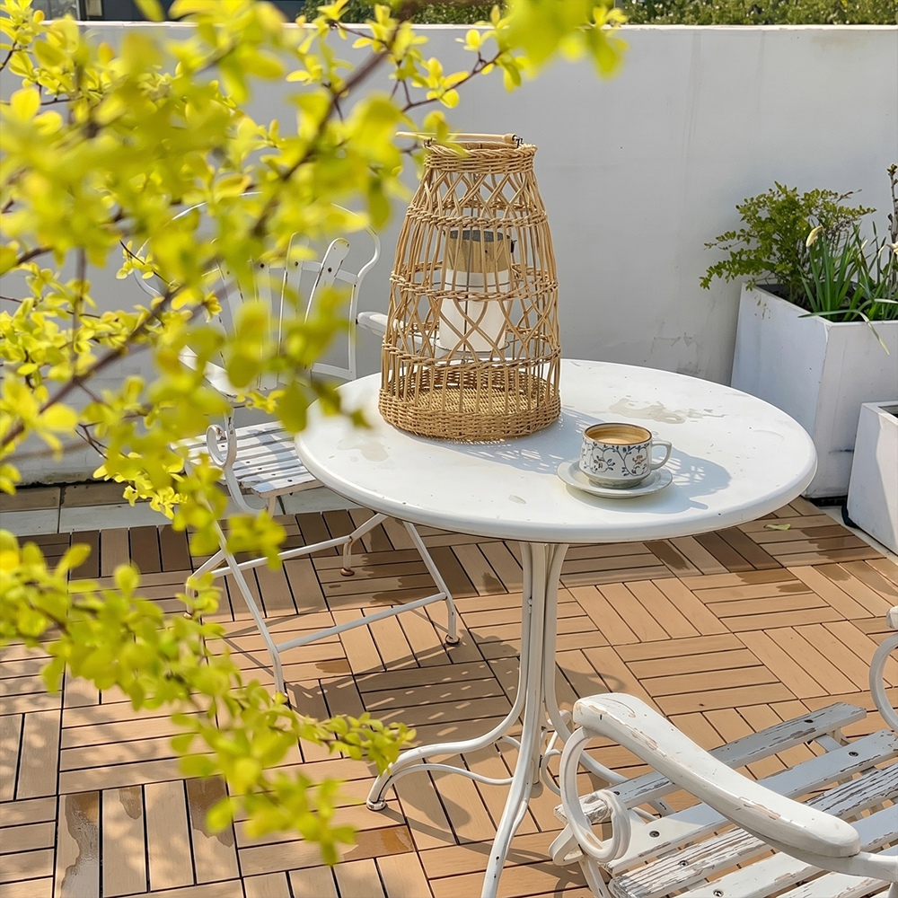 Coastal All-Weather Wicker Pendant Light Outdoor Rattan Lamp