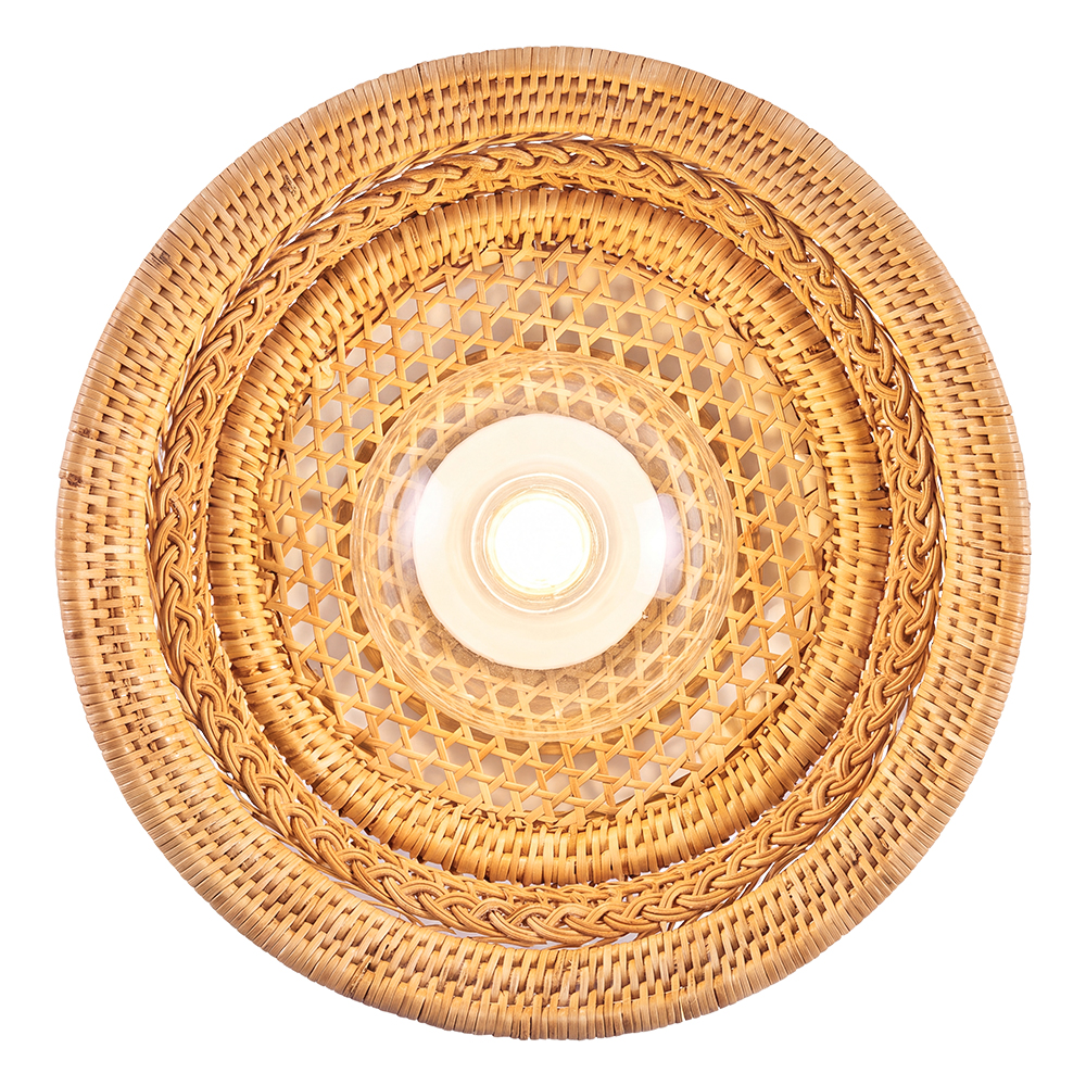Handmade Bamboo Woven Wall Light Original Design Sconce