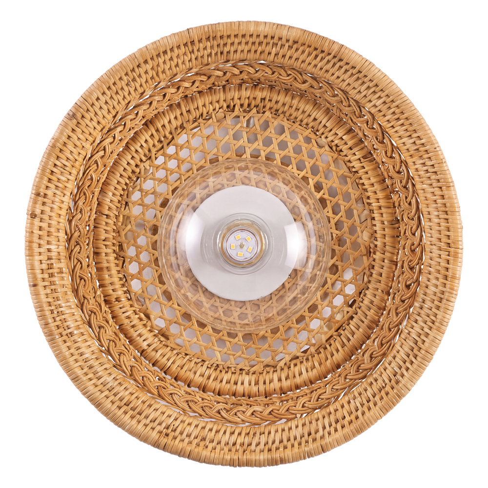 Handmade Bamboo Woven Wall Light Original Design Sconce