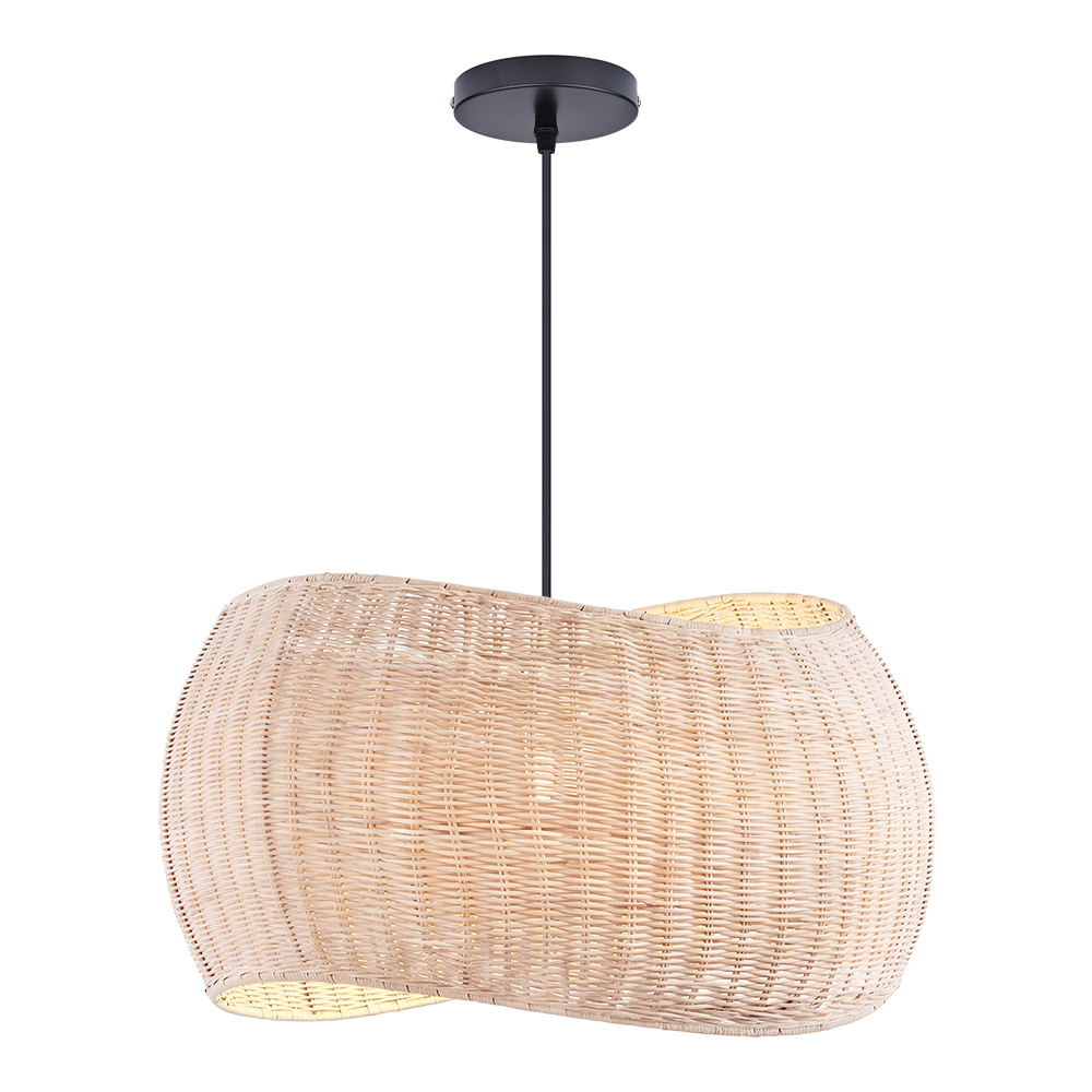 Natural Wicker Hanging Light Rattan Pendant Lampshade