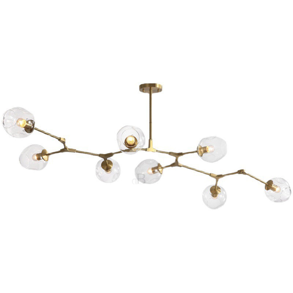 Modern Molecular Lamp Magic Bean Branch Creative and Personalized Round Ball Glass Chandelier