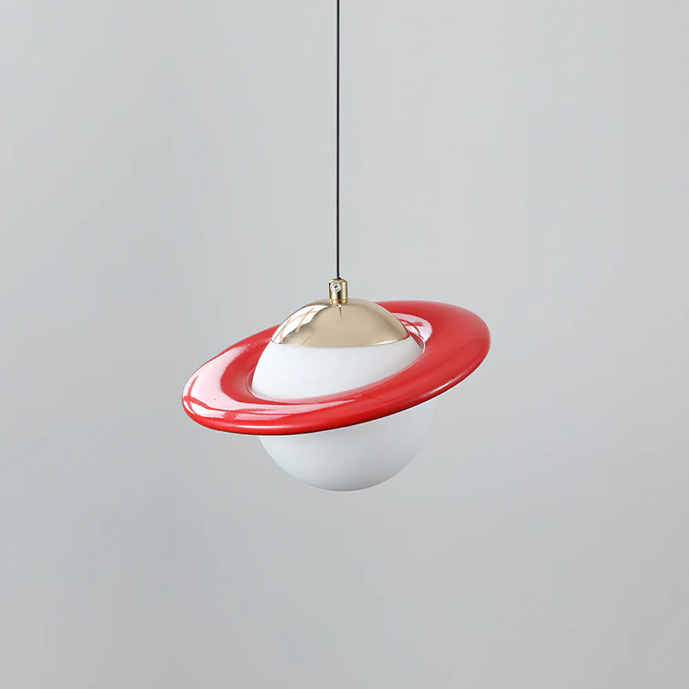 Colorful Small Planet Glass Pendant Light