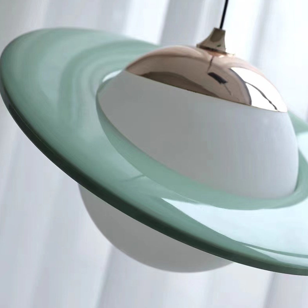 Colorful Small Planet Glass Pendant Light