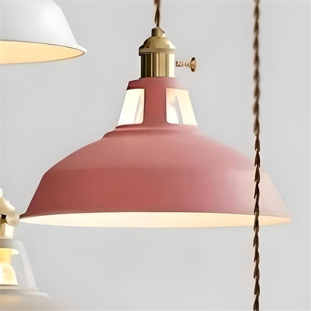 Contemporary Stained Iron Island Pendant Light