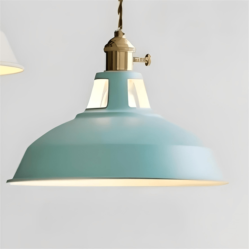 Contemporary Stained Iron Island Pendant Light