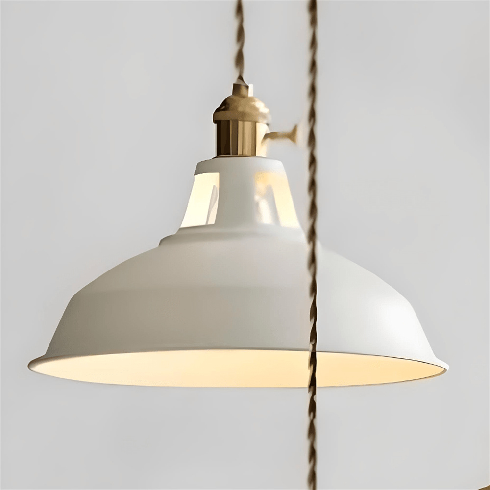 Contemporary Stained Iron Island Pendant Light