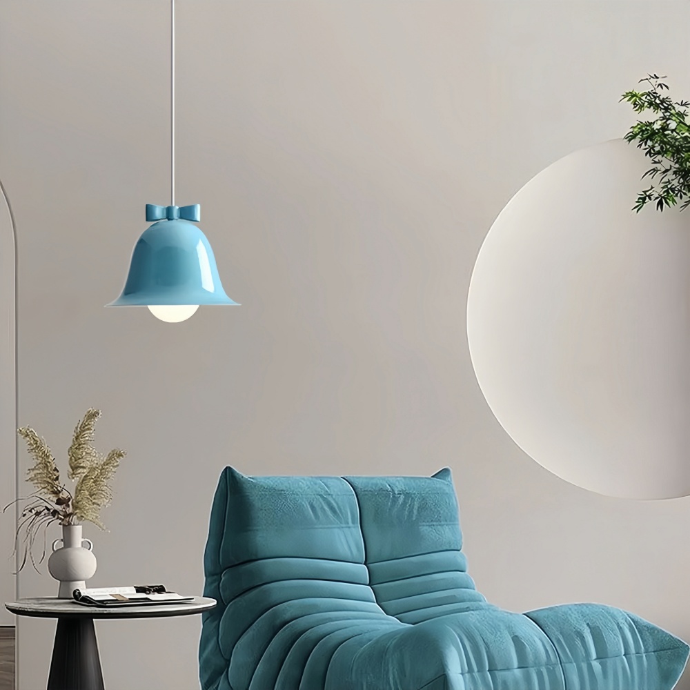 Nordic Creative Restaurant Bell Light Modern Simple Bow Pendant Light