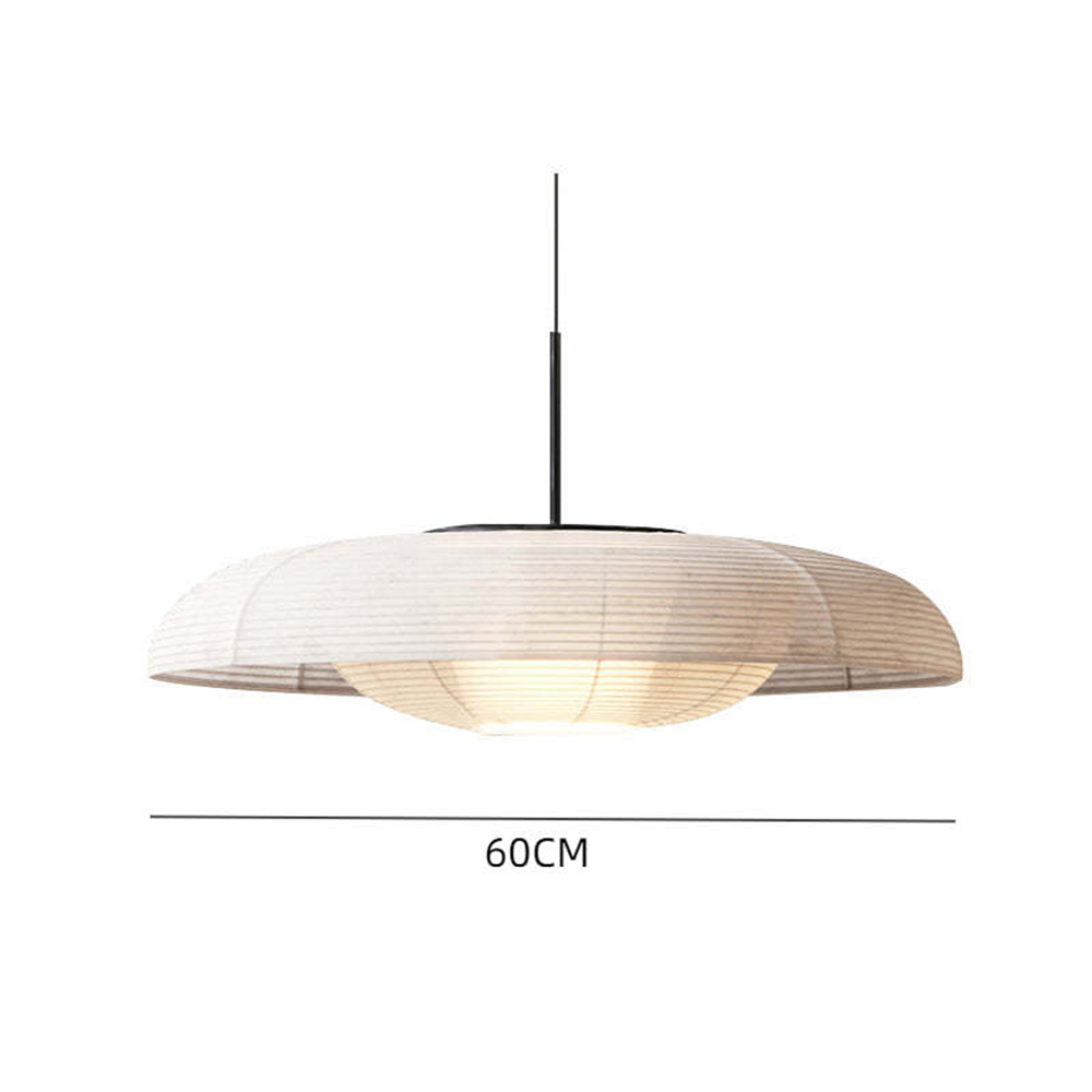 Japanese Wabi Sabi Style Designer Creative Fabric Large Pendant Light