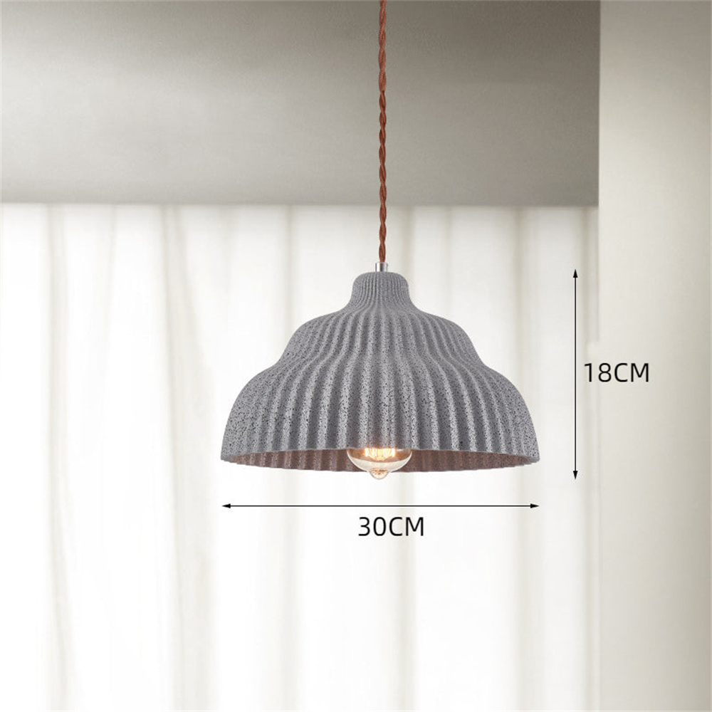 Retro Creative Imitation Cement Texture Resin Pendant Light
